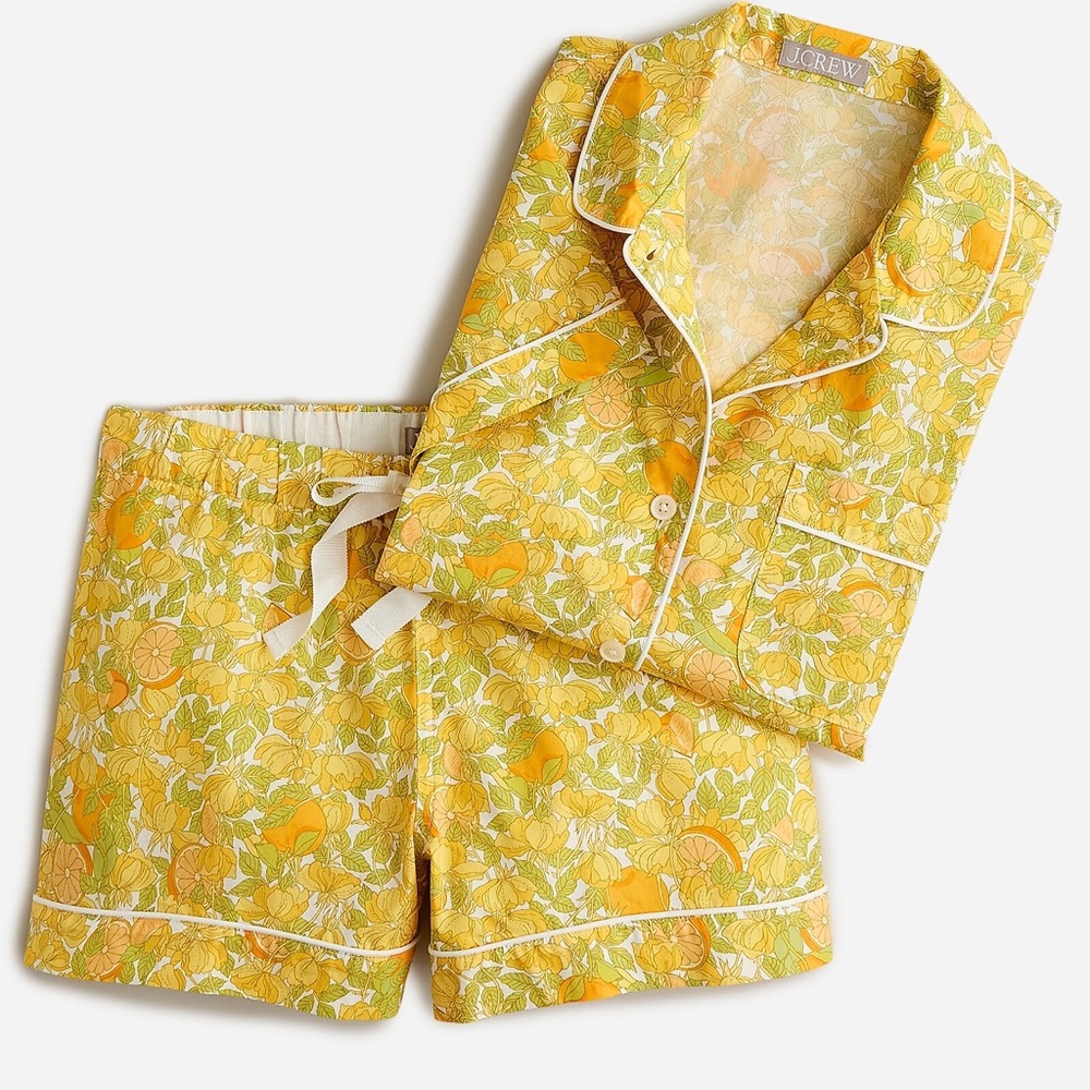 J. Crew Tangerine Dreams Matching Pajama Set